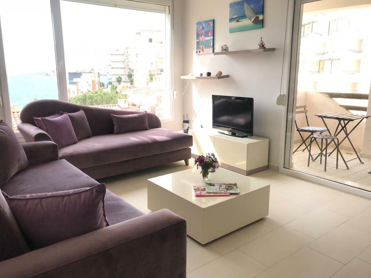 Sunny Bay Apartments Sarande Bagian luar foto